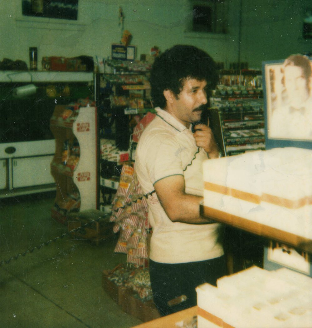Joe at the store counter